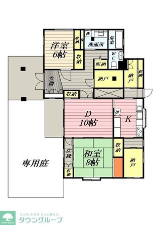 ロコハウスCの物件間取画像